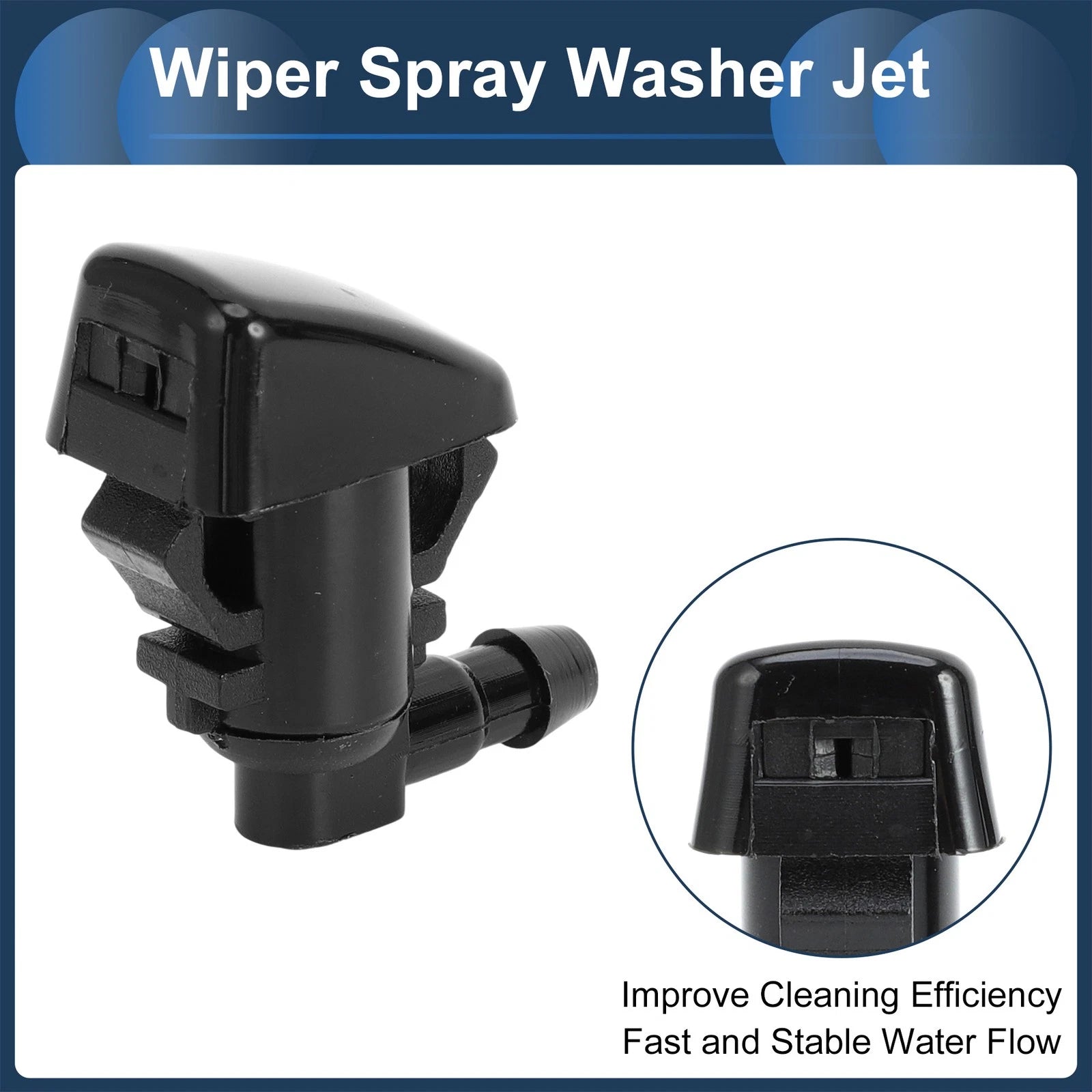 Windshield Washer Nozzle with Hose Connector for Chevrolet (No. 25823360)
