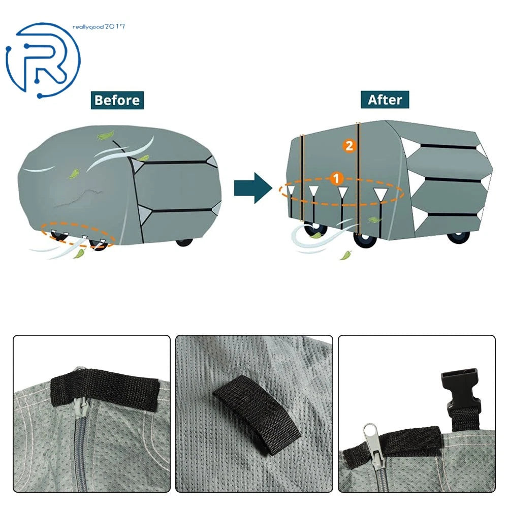 Zippered Door Cover for Class A Camper RV (1937-1940)