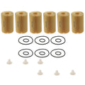 Set of 6 Engine Oil Filters for Toyota Lexus (OEM)