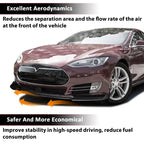 Front Bumper Lip Kit for Tesla Model S Sedan (2012–2017) JC Style Carbon Fiber