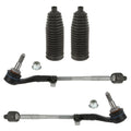 Set of 4 Tie Rods & Rack Pinion Bellows Kit for BMW E82 E88 E90 E91 E92 E93