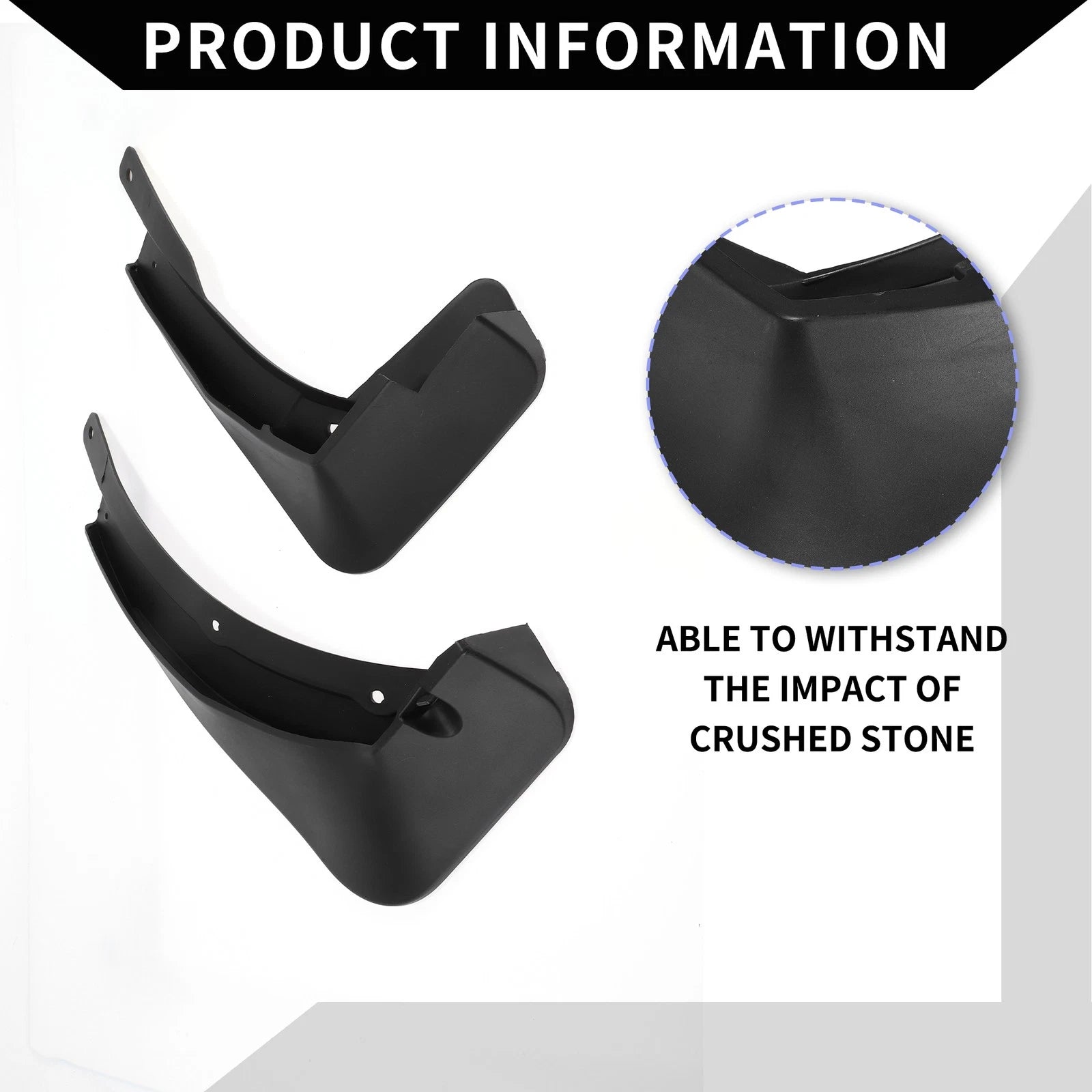 Mud Flap Splash Guard Set for Volkswagen T-Roc (2018–2023)