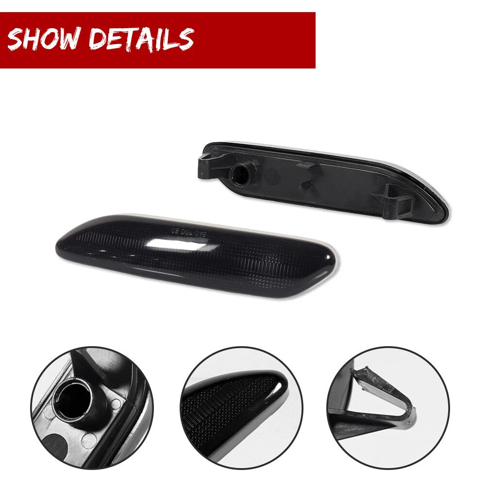Fender Side Marker Light for Mini Cooper Countryman (2012–2017) Smoke Lens