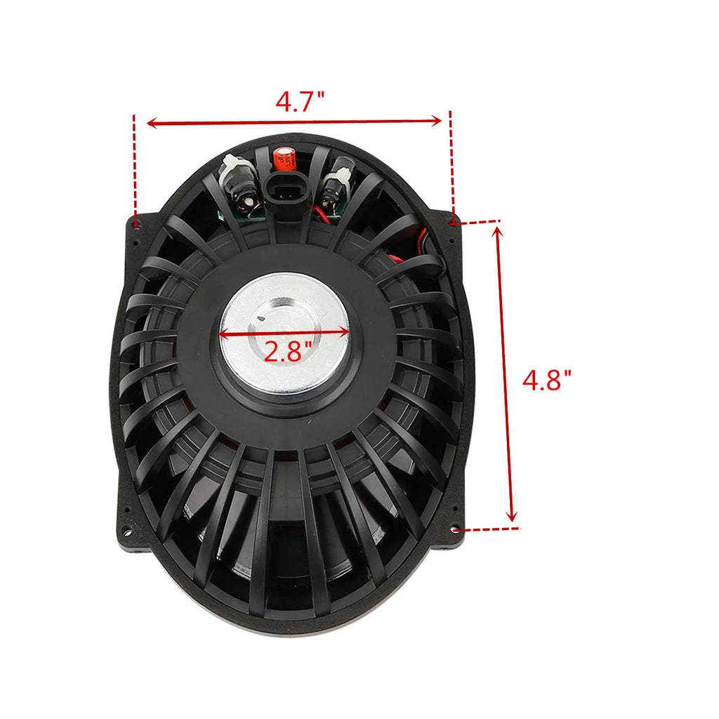 Hard Saddlebag with 5x7" Speakers for Harley Touring Street Glide (1994–2013)