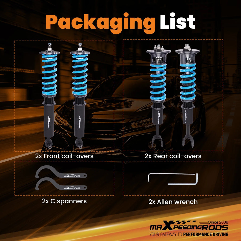 Adjustable Coilovers Lowering Kit for Audi A4 B5 FWD (1996-2001)