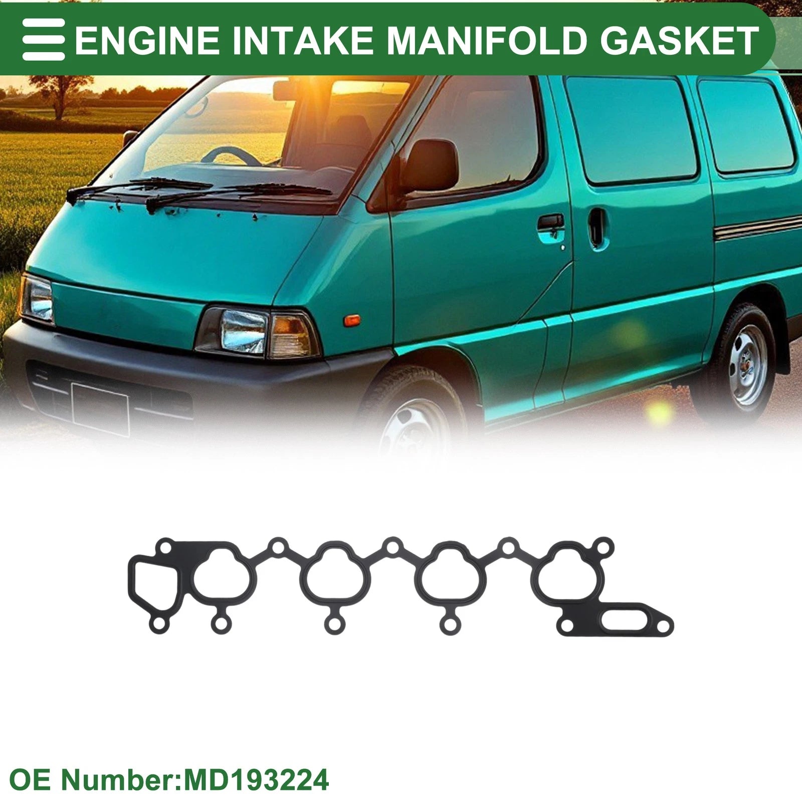 Engine Intake Manifold Gasket for Mitsubishi L300 (1994–1998) MD193224