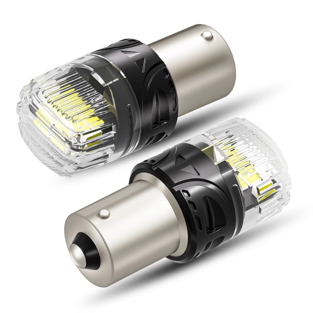 2X 1156 7506 LED Reverse Turn Signal Blinker Parking Light Bulbs for AUXITO