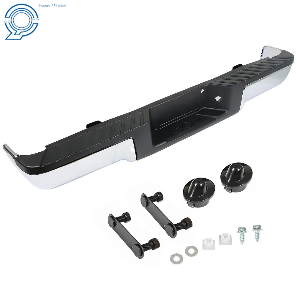 Steel Rear Step Bumper for Ford F150 Pickup (2009–2014) Chrome