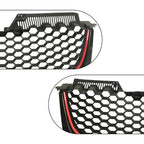 Mesh Grille for VW GTI GLI Jetta MK5 (2006–2009) - Black Badgeless with Red Trim