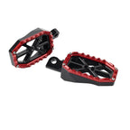 Rear Foot Pegs for Harley Electra Glide Classic Black/Red