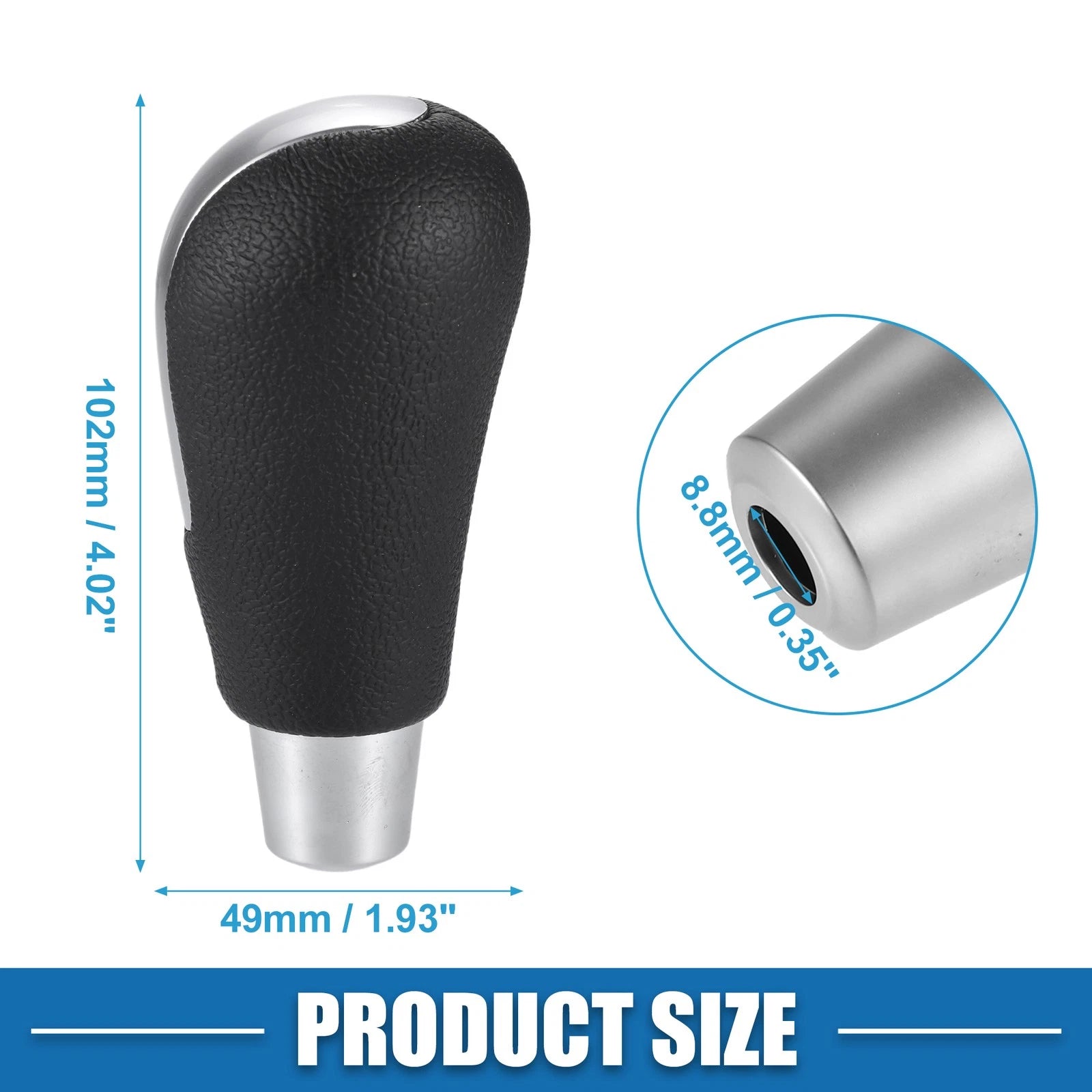 Automatic Transmission Gear Shift Knob for Mazda 3 (2009–2016) Matte Silver