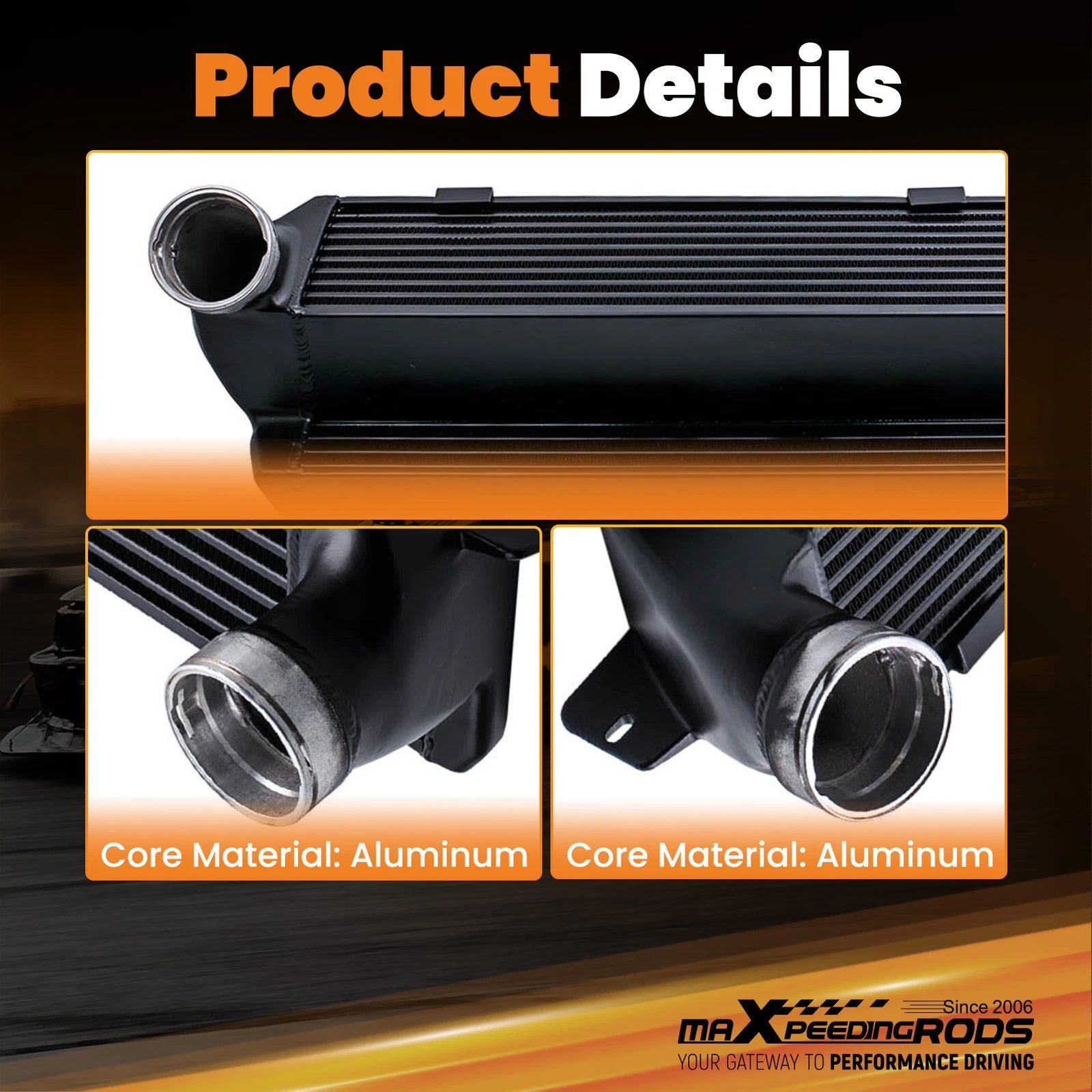 Turbo Intercooler Mount Kit for BMW 135i, 335i (2007-2013)