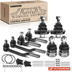 Set of 8 Front Tie Rod Ends for Nissan D21 (1986–1997)