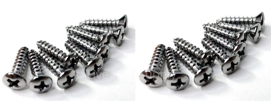 Door Sill Plates Screws Hardware Set for Ford Mustang (1965–1968)