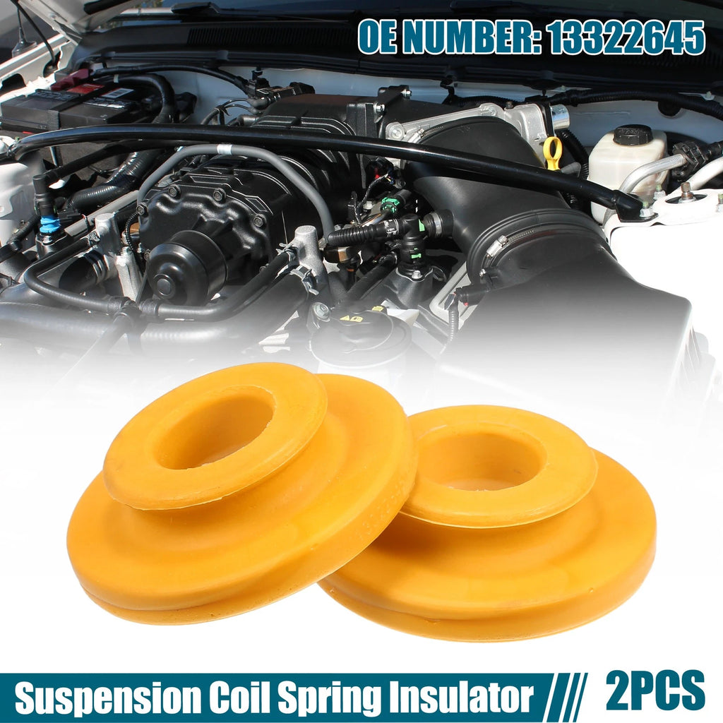 2X Rear Upper Suspension Coil Spring Insulator No. 13322645 for Buick Regal 