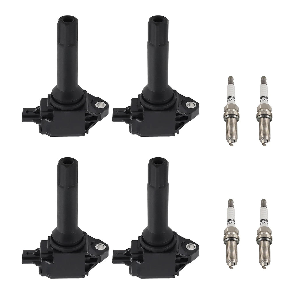 Set of 4 Ignition Spark Plugs for Subaru Forester Impreza Legacy Outback (UF724)