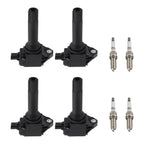 Set of 4 Ignition Spark Plugs for Subaru Forester Impreza Legacy Outback (UF724)