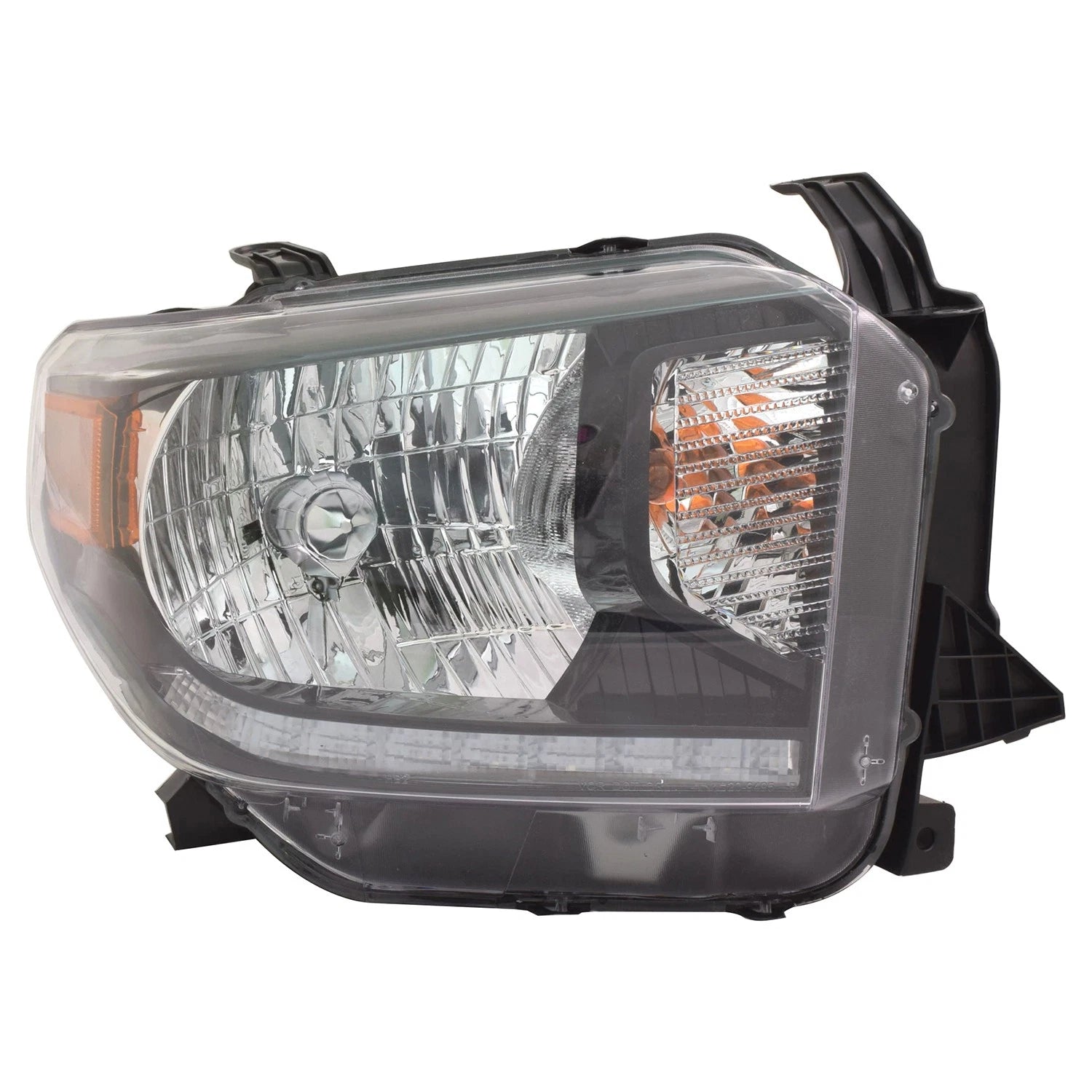 Replacement Passenger Side Halogen Headlight Assembly w/o Smoked Bezel