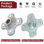 Set of 2 Rear Wheel Hubs for Yamaha Big Bear 400 (2000–2006) 2HR-25383-01-00 5FU-F5377-11-00