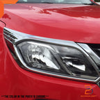 Matte Black Headlight Lamp Cover Trim for Holden Colorado Trailblazer (16-23)