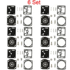 Set of 6 Chainsaw Carburetor Gasket Kit for Husqvarna 340 345 346 (Zama RB-122, C3EL18)