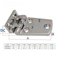 Marine Heavy Duty Bent Hinge for Yacht RV Boat (316 Stainless Steel)