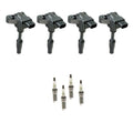 Set of 4 NGK Ignition Coils & Platinum Spark Plugs for Colorado Envision Malibu
