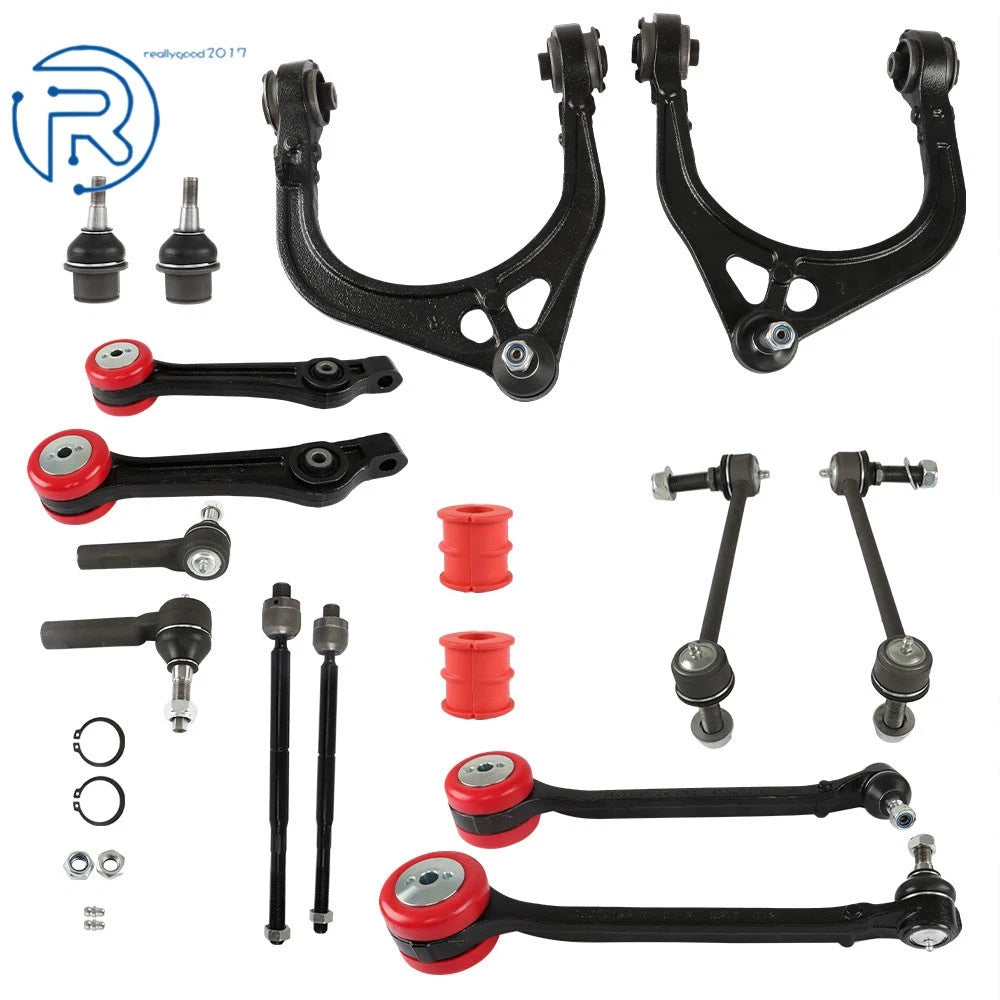 16pcs Control Arm Kit Ball Joint Sway Bar for Dodge Charger Chrysler 300 (2005–2010)