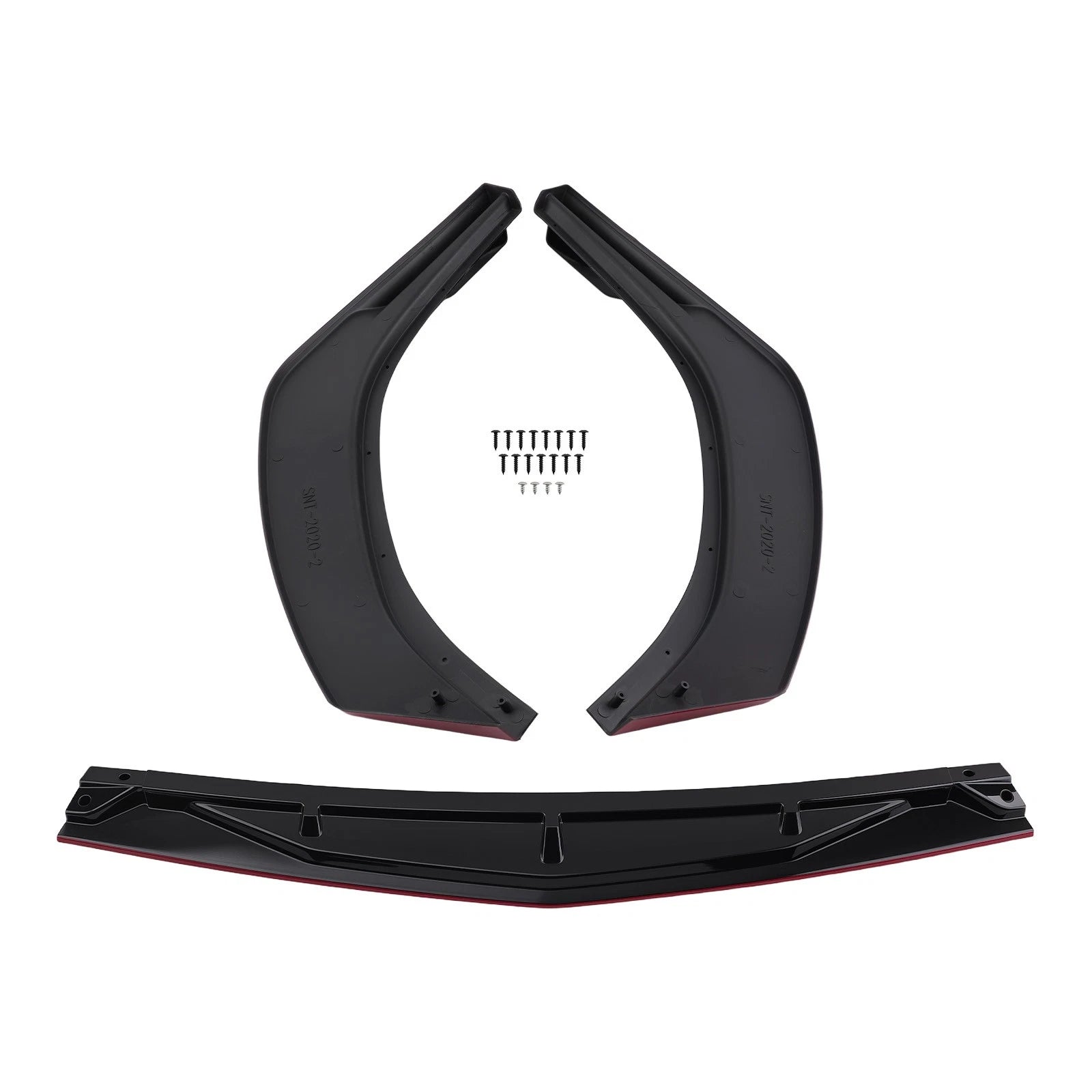 Front Lower Valance for Hyundai Sonata (2020–2023) Black Red Bumper Kit