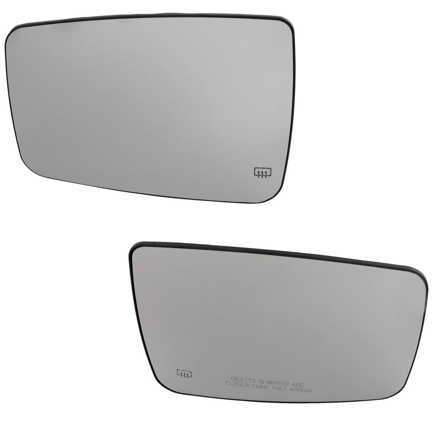 Heated Mirror Glass Set for Ram 1500 (2011–2018) with Backing Plate