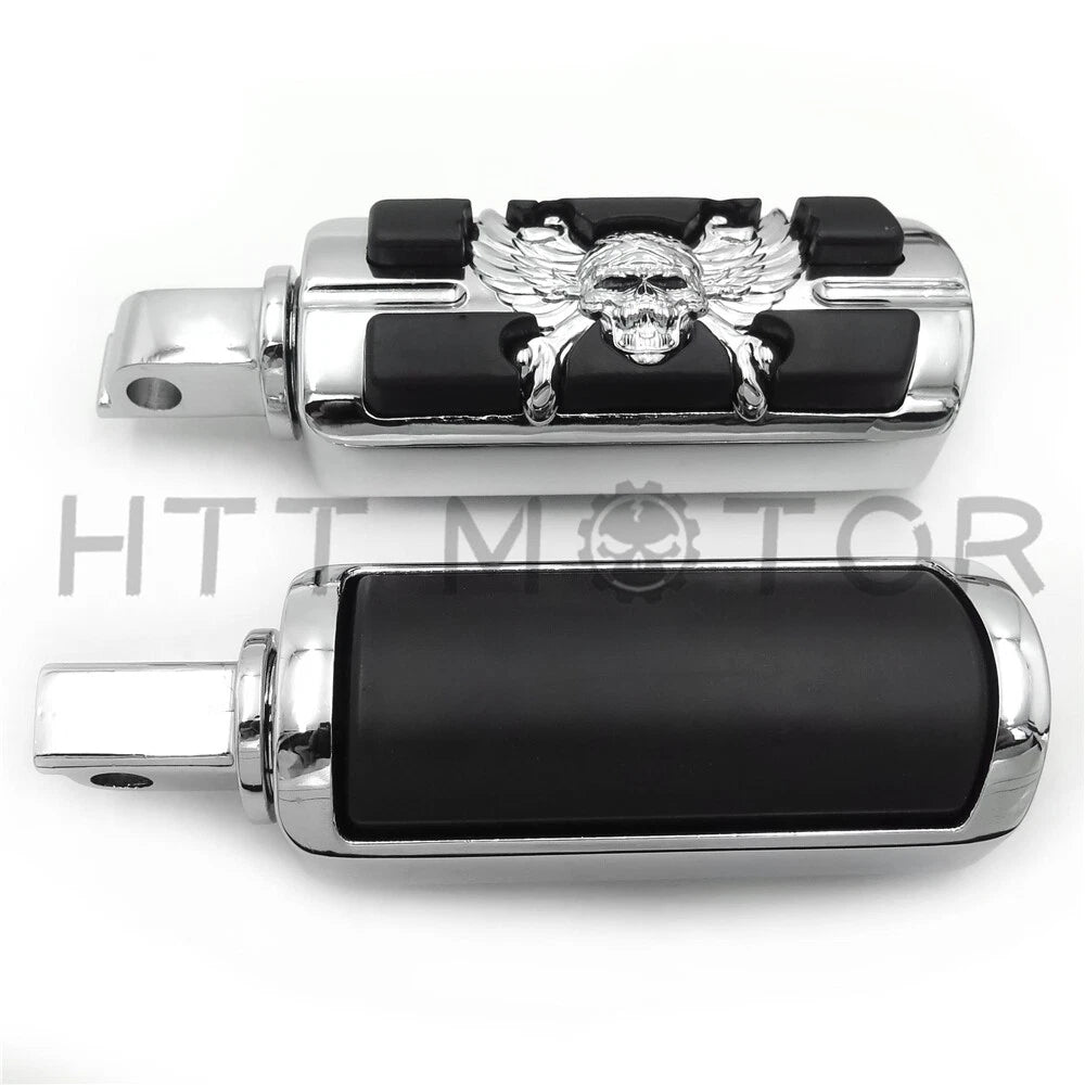 Pirate Skull Footpegs for Harley Softail Slim FLSL & Breakout FXBR (2018–2023)