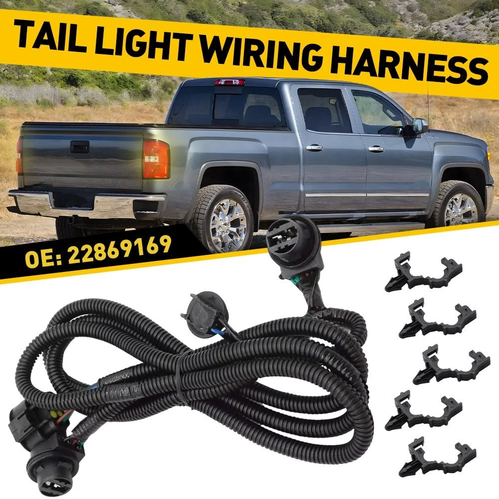 Passenger Side Tail Light Wiring Harness for Chevy Silverado 2500 HD (2014–2015)