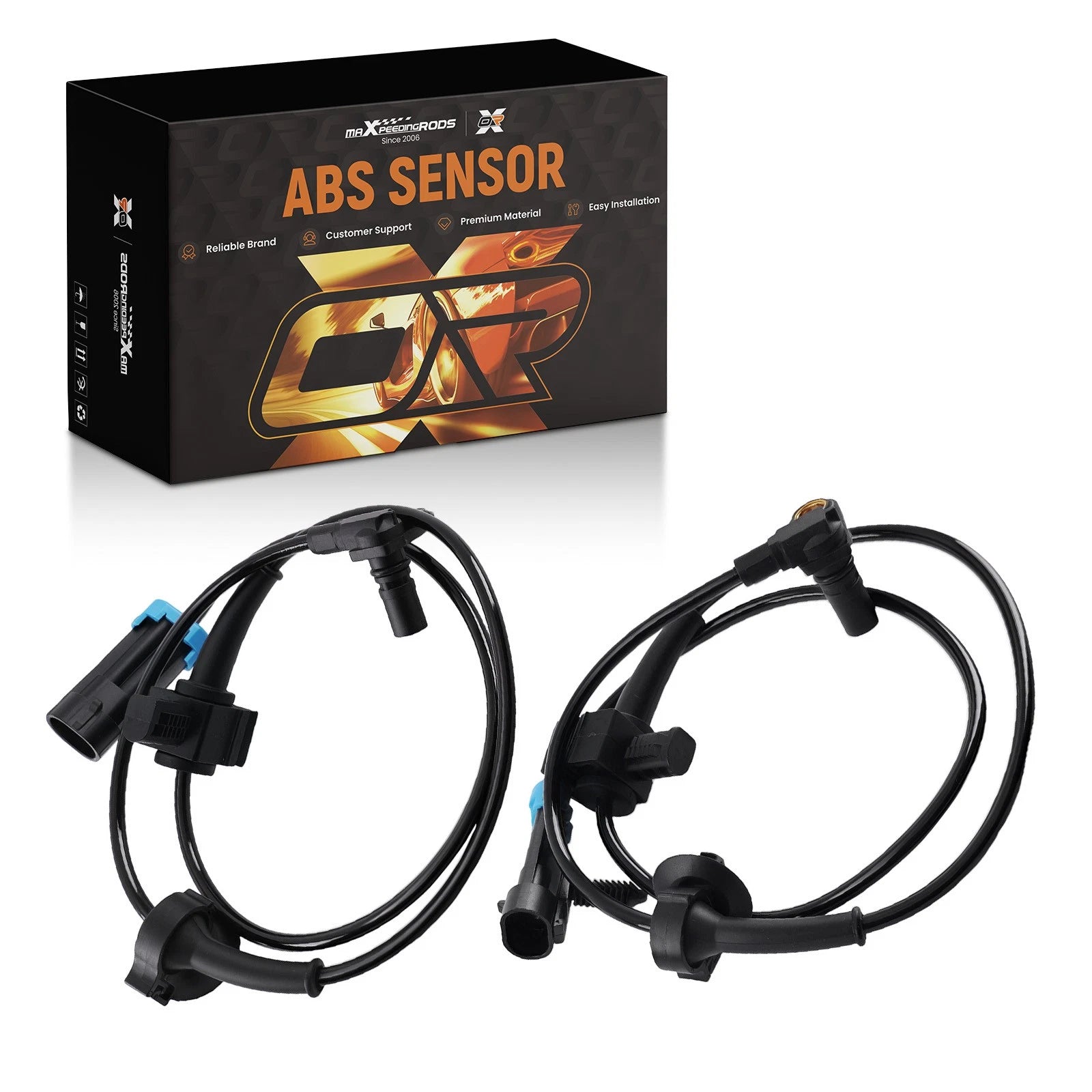 2X ABS Wheel Speed Sensor for Cadillac Escalade (2007–2012) Rear L&R