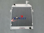 Aluminum Radiator for Jaguar Mark 2 MK2 MK II Daimler 2.5 V8 (62-67)