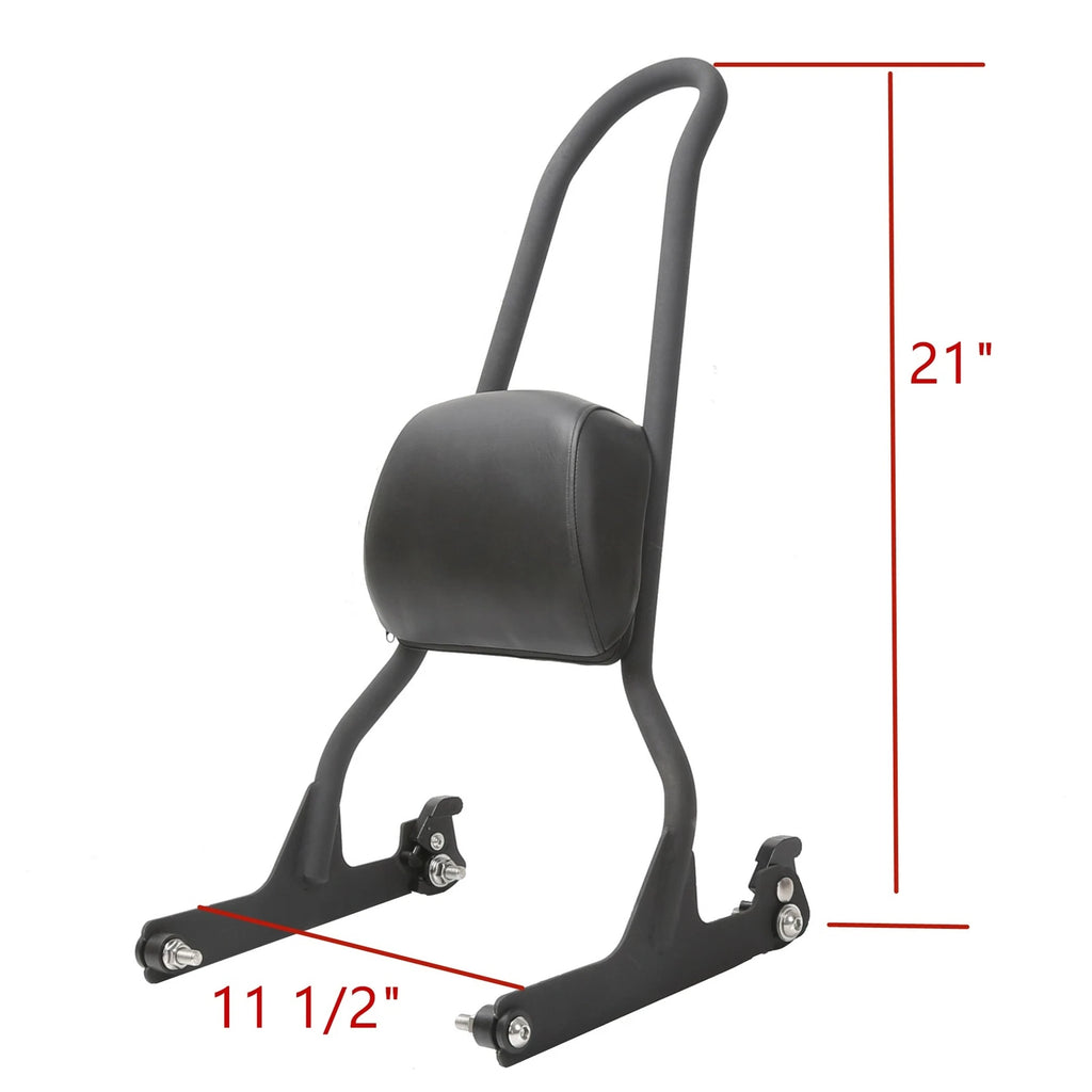 Detachable Backrest Sissy Bar for Harley Fatboy Softail (2006–2017)