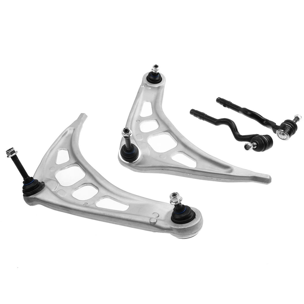 Set of 4 Front Lower Control Arm Tie Rod Ends for BMW 323i 325i 325Ci 328i (1998–2006)