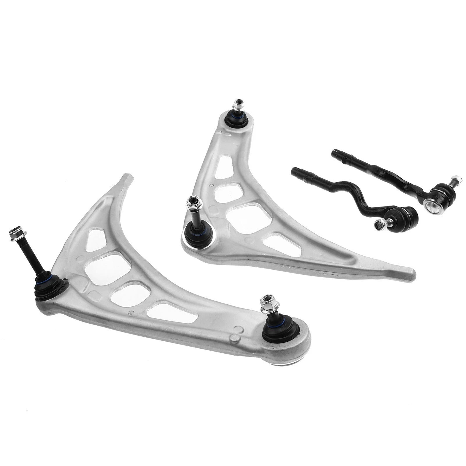 Set of 4 Front Lower Control Arm Tie Rod Ends for BMW 323i 325i 325Ci 328i (1998–2006)