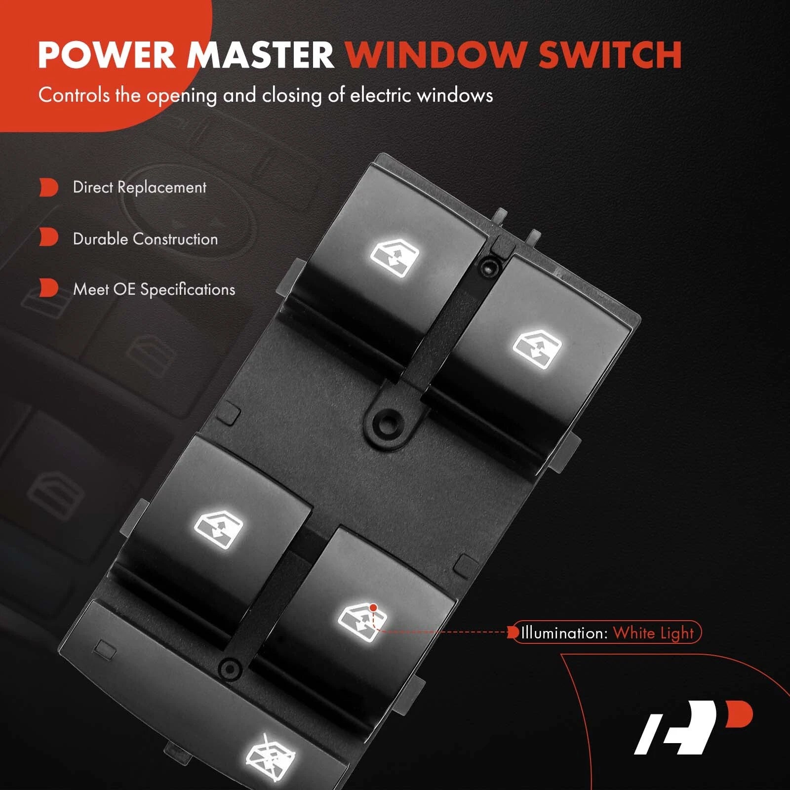 Power Window Switch for Chevy Cruze, Buick Encore (2016â2019)