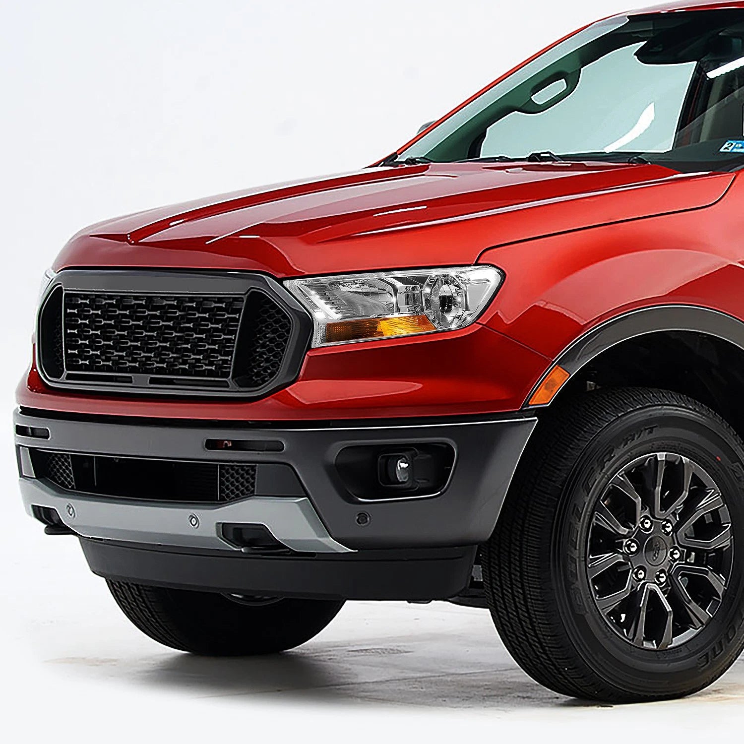 Chrome Amber Headlights for Ford Ranger XL XLT (2019–2023)