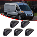 Smoke Cab Roof Running Light Covers for Dodge RAM Promaster (2014–2023)