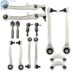 Set of 14 Upper Lower Control Arms Tie Rods for Bentley GT, GTC, Flying Spur (2004–2019)