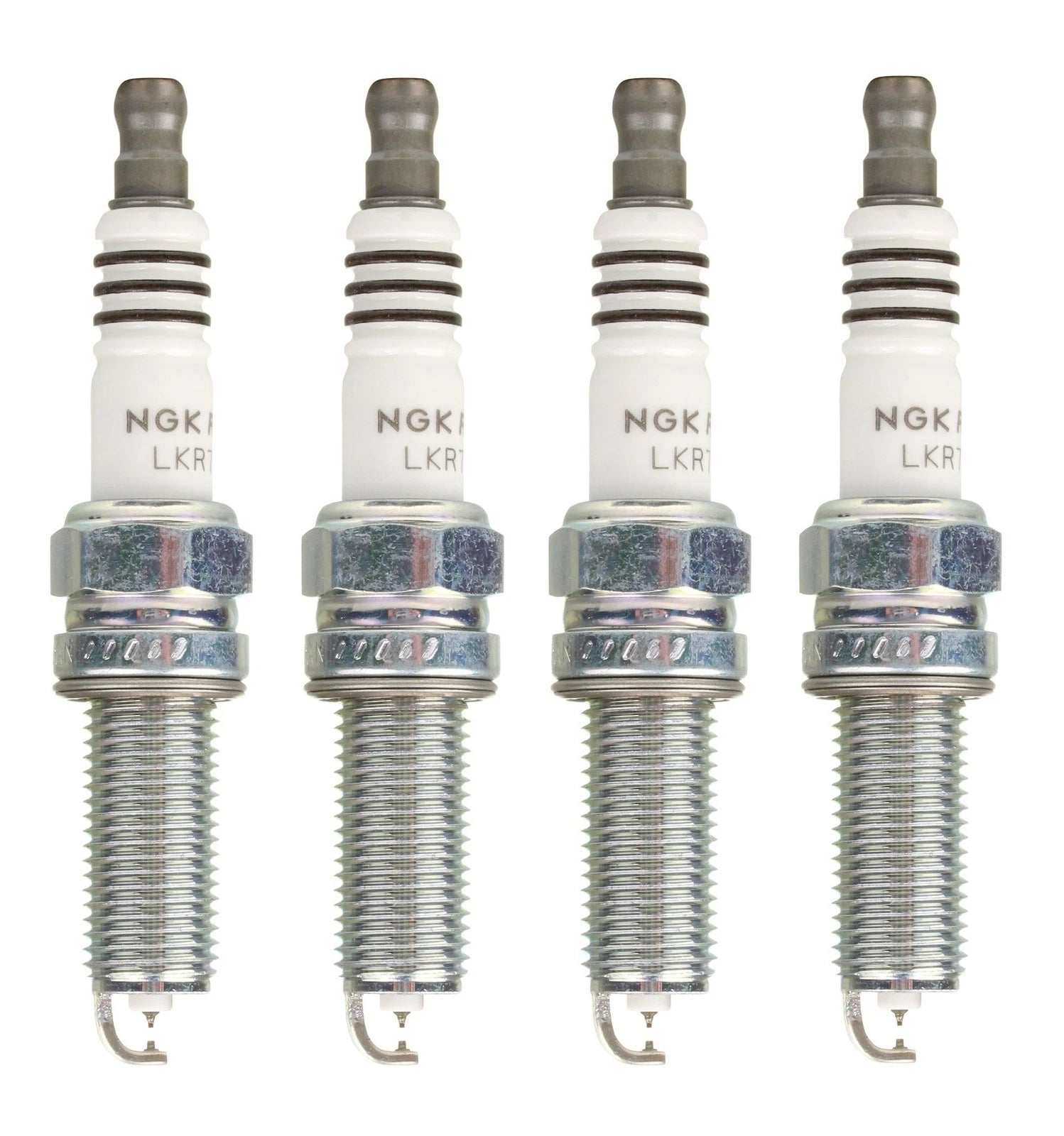Set of 4 NGK Ruthenium HX Spark Plugs for Acura Honda Hyundai Kia L4