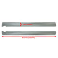 Slip-on Rocker Panels Pair for Dodge Ram 1500 2500 3500 (2009–2018)