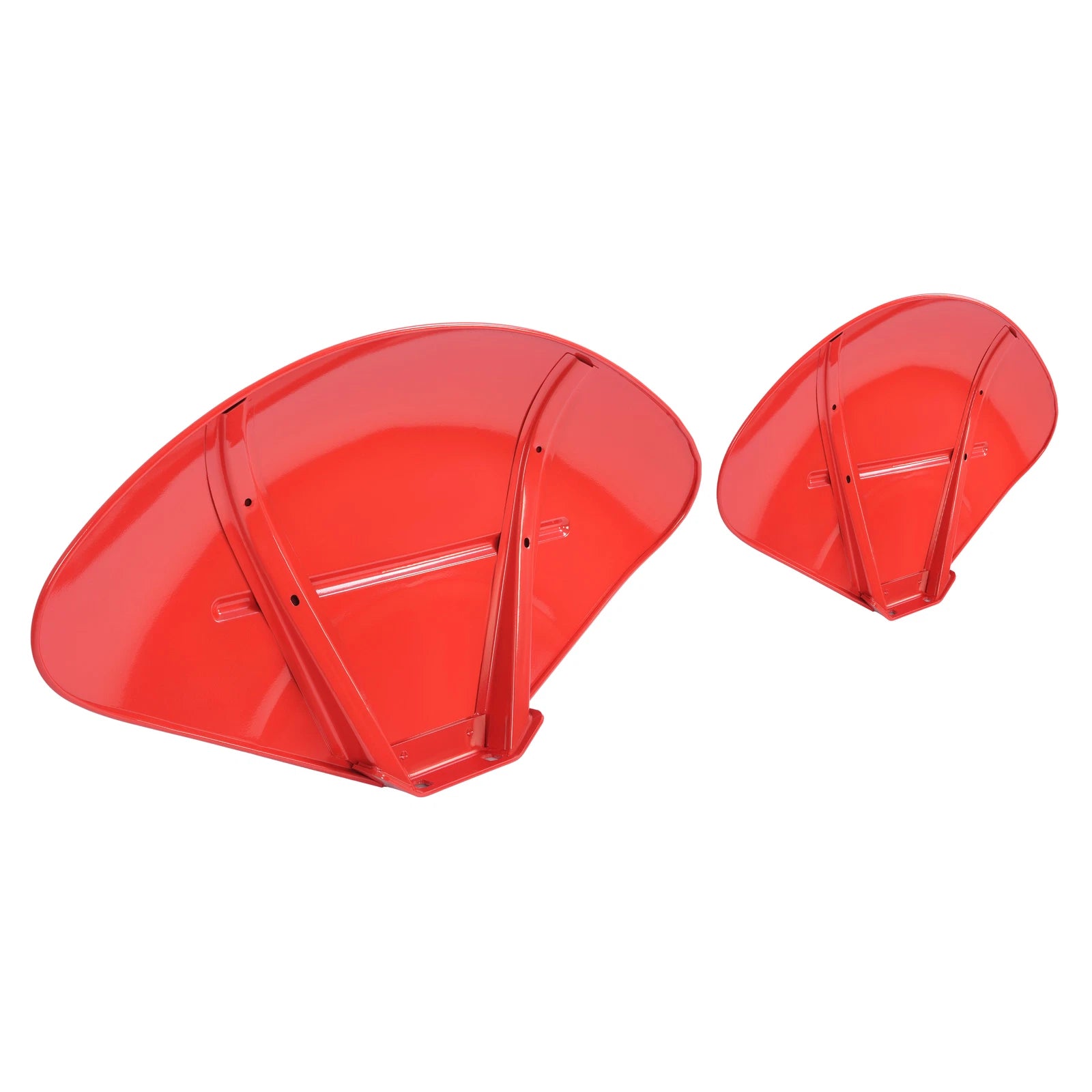 Set of 2 Red Steel Fenders for Massey Ferguson TO20 TO30 TO35 (1950–1960)