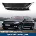 1pc Fog Light Grill for Volkswagen Passat (2012–2015) No. 561853666C