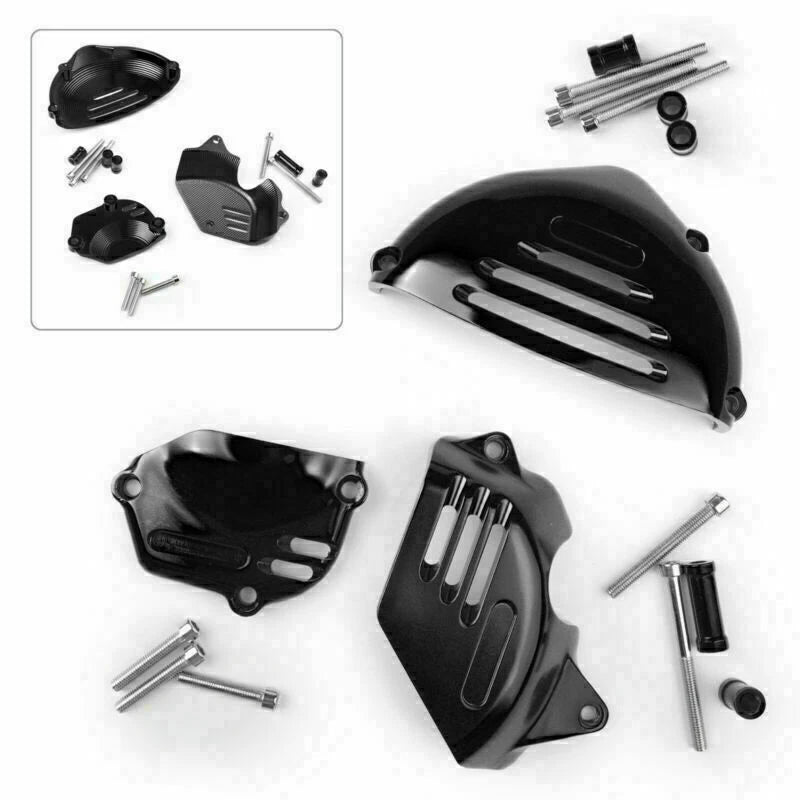 Engine Guard Sprocket Chain Case Stator Cover for Kawasaki Z900RS (2017–2018)