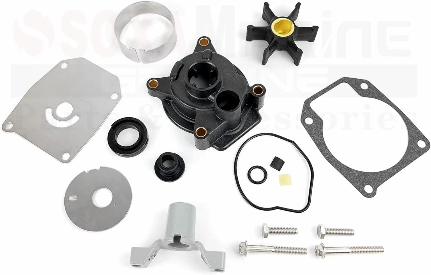 Water Pump Rebuild Kit for Johnson Evinrude 35-60 HP Outboards (439077)