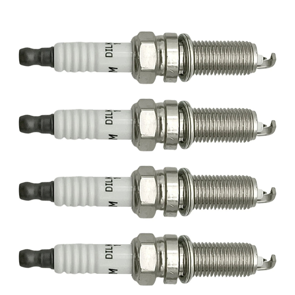 Set of 4 Double Iridium Spark Plugs for Kia Optima Hyundai Sonata Tucson (2011–2015)