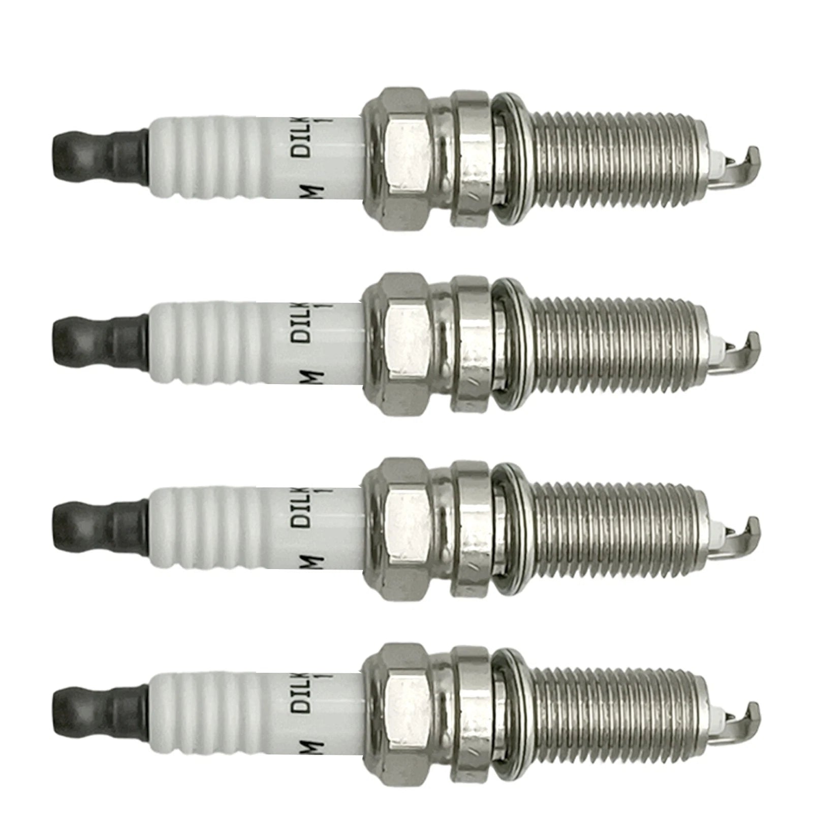 Set of 4 Double Iridium Spark Plugs for Kia Optima Hyundai Sonata Tucson (2011–2015)