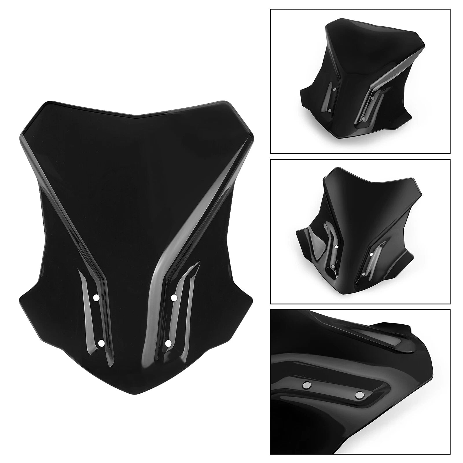 1 Piece ABS Windscreen for BMW G310GS (2017–2022) Black